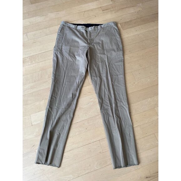 NORDSTROM Bnwot Tech-Smart Trim Fit Pants Trousers Tan Chinos - Picture 2 of 9